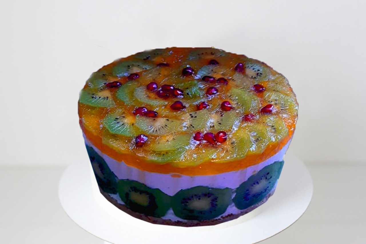 Торт фруктово-желейный низкокалорийный заказать. От 600 руб/кг